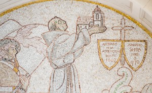 Junípero Serra mosaic 