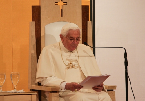 In his speech on April 17, 2008, Pope Benedict XVI reminded Catholic educators that “the truths of faith and of reason never contradict one another.”
