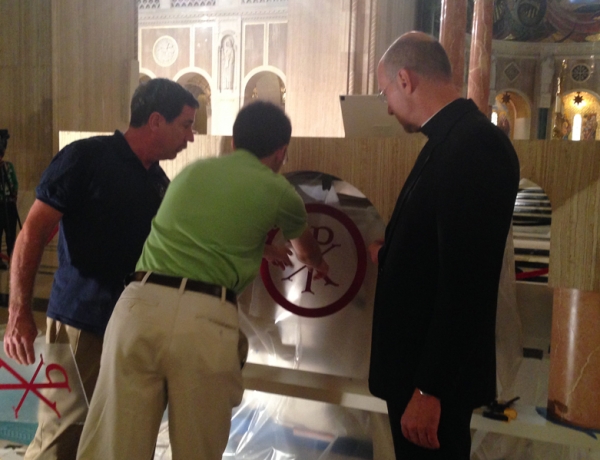 Papal Altar Receives Transformation in National Shrine