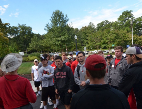 CUA Student-athletes Give Back to the Community through Service