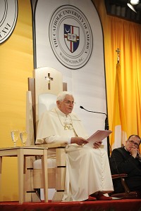 Pope Benedict XVI at CUA