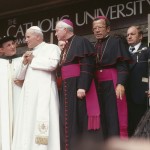 Pope John Paul II at CUA