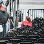 Father Jude giving final instructions