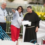 Organizing the Mass VenueTuesday preparations for the Papal Visit including the student designed alter and furniture and rehearsal of the CUA symphony Orchestra and combined choruses at The Catholic University of America and Basilica Shrine of the Immaculate Conception in Washington, D.C.
