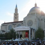 Pope Francis celebrates the Canonization Mass for Blessed Junipero Serra Sept. 23 at the Basilica of the National Shrine of the Immaculate Conception.