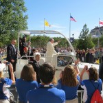 Volunteers and Pope