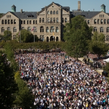 Crowd Greeting the Pope