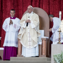 Pope Francis Greets The People