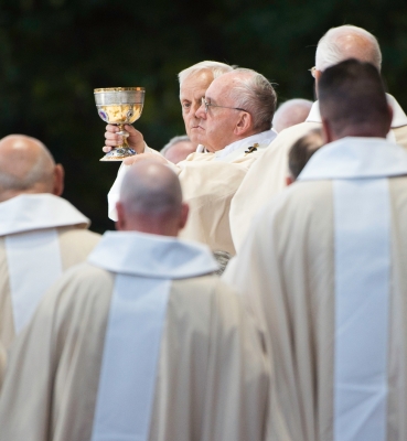 “Take this, all of you, and drink from it, for this is the chalice of my blood”