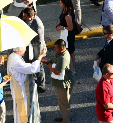 People Receiving Communion