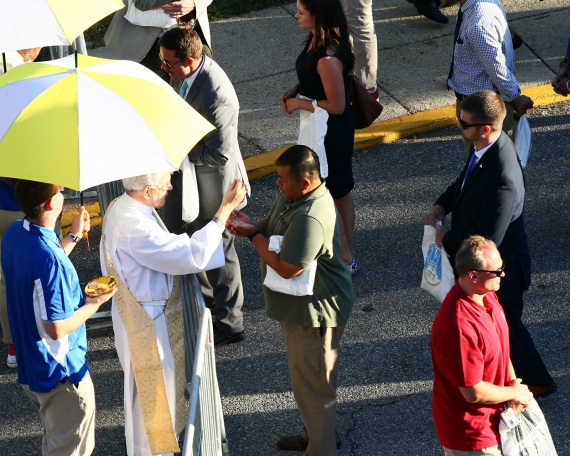 People Receiving Communion