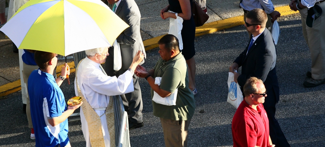 People Receiving Communion