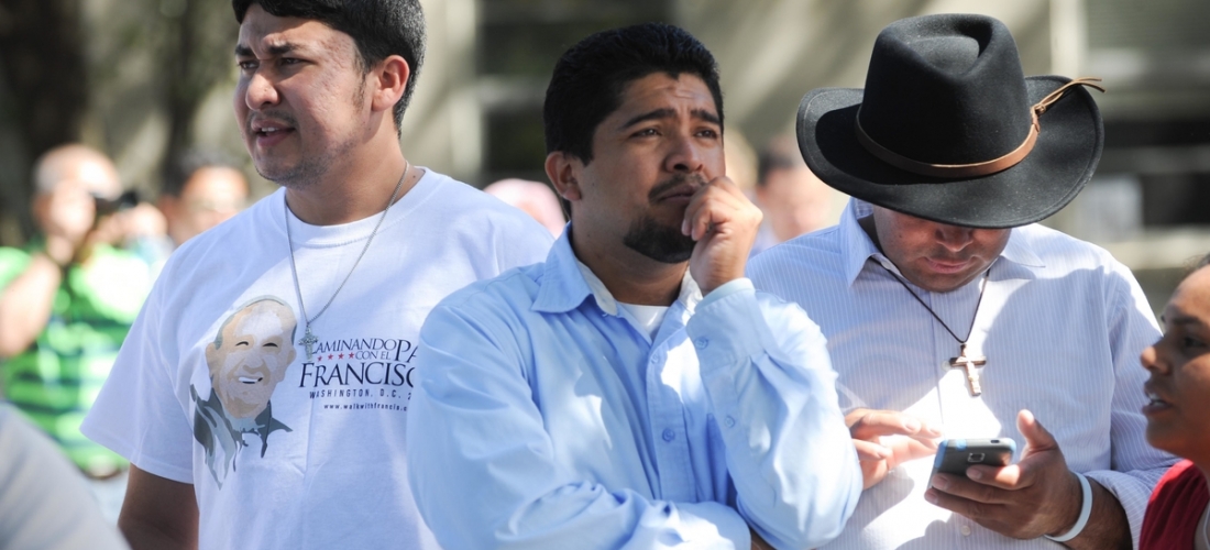 Hispanic Community Present at the Papal Mass