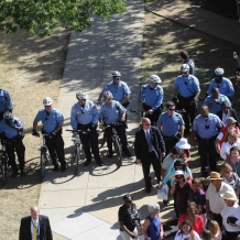 Police Ready To Cycle to Clean the Road for the Pope