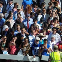 People Gathered to Welcome the Pope