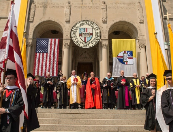 Papal Visit Excitement Reflected in Commencement Festivities