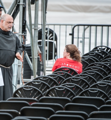 Father Jude Giving Final Instructions