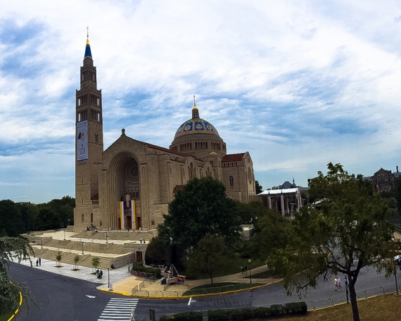 Basilica and CUA Campus Getting Ready