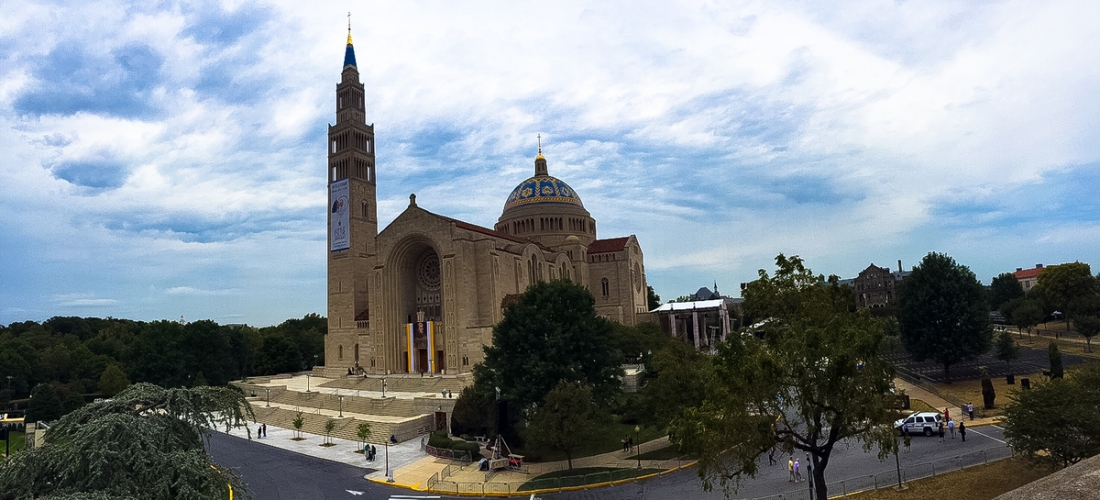 Basilica and CUA Campus Getting Ready