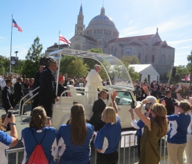 Meg Ross Saw the Pope Last Semester in Rome then on Our Own Campus