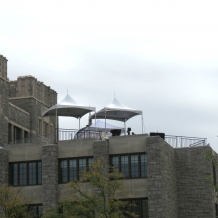 One of the rooftops getting ready for the Media