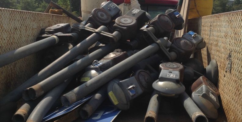 Meters Removed in Preparation for Papal Visit Meters Removed in Preparation for Papal Visit