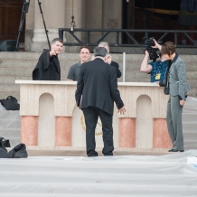 Final Preparations around the Papal Altar