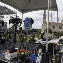 TV Studio from the Top of Father O’Connell Hall.