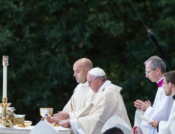 Deacon Keith Burney: At the Altar beside Pope Francis, Deacon Is Reminded of His Calling to Serve