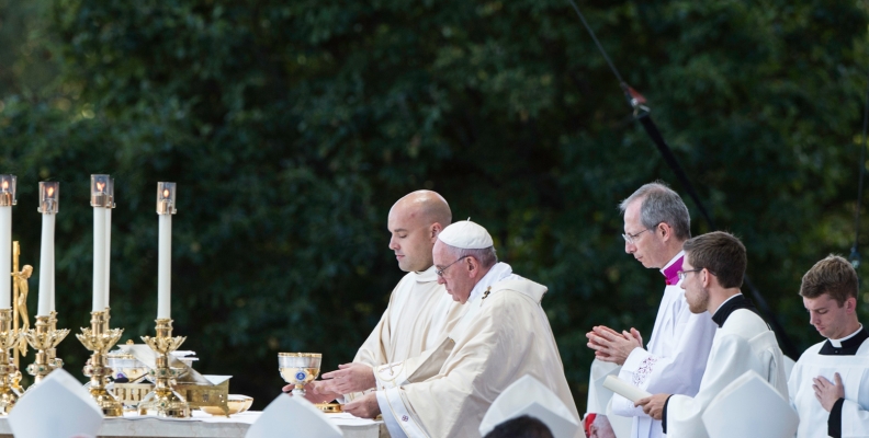 Deacon Keith Burney: At the Altar beside Pope Francis, Deacon Is Reminded of His Calling to Serve