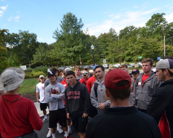 CUA students, faculty, staff, and alumni participated in “Serve with Francis Day” on Sunday, Sept. 13