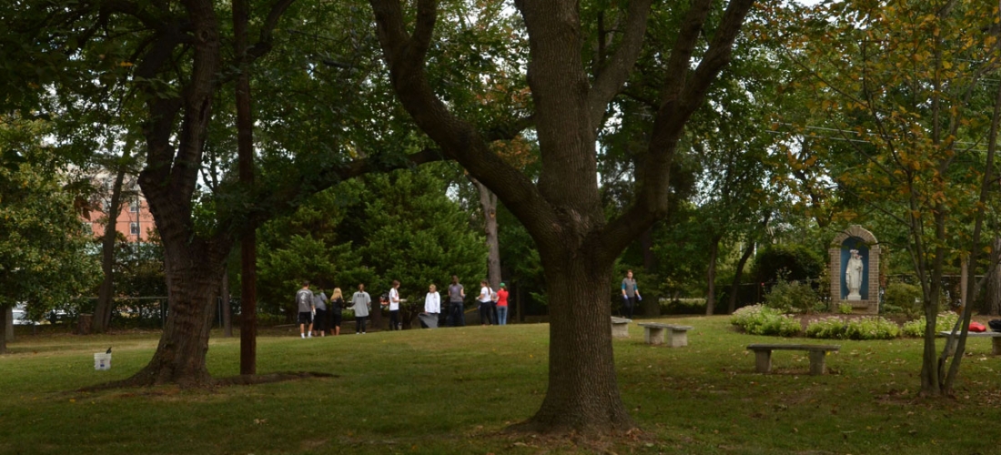 CUA students, faculty, staff, and alumni participated in “Serve with Francis Day” on Sunday, Sept. 13