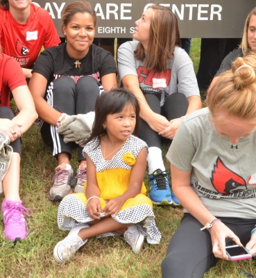 CUA students, faculty, staff, and alumni participated in “Serve with Francis Day” on Sunday, Sept. 13