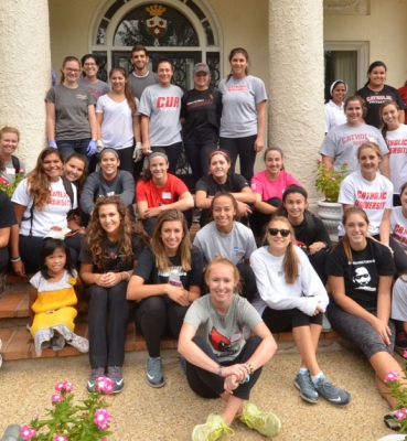 CUA students, faculty, staff, and alumni participated in “Serve with Francis Day” on Sunday, Sept. 13