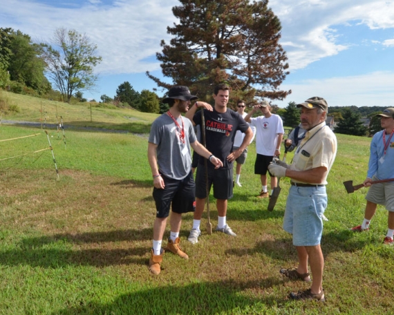 CUA students, faculty, staff, and alumni participated in “Serve with Francis Day” on Sunday, Sept. 13