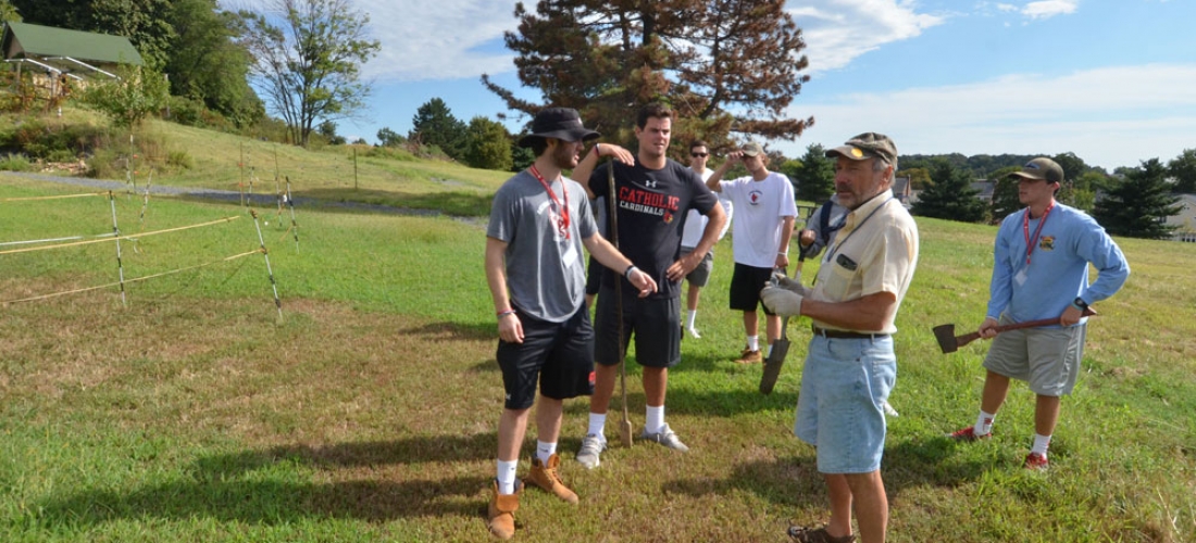 CUA students, faculty, staff, and alumni participated in “Serve with Francis Day” on Sunday, Sept. 13