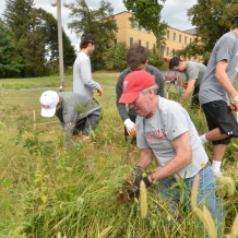 CUA students, faculty, staff, and alumni participated in “Serve with Francis Day” on Sunday, Sept. 13