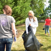 CUA students, faculty, staff, and alumni participated in “Serve with Francis Day” on Sunday, Sept. 13