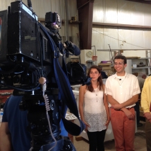 Architecture graduates Ariadne Cerritelli, Matthew Hoffman, and Joseph Taylor are interviewed about their winning altar design.