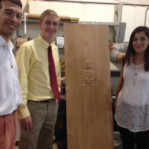 A glimpse of the altar furniture that will be used by Pope Francis in Washington, D.C., in September.