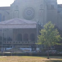 Placing the lights in the Altar