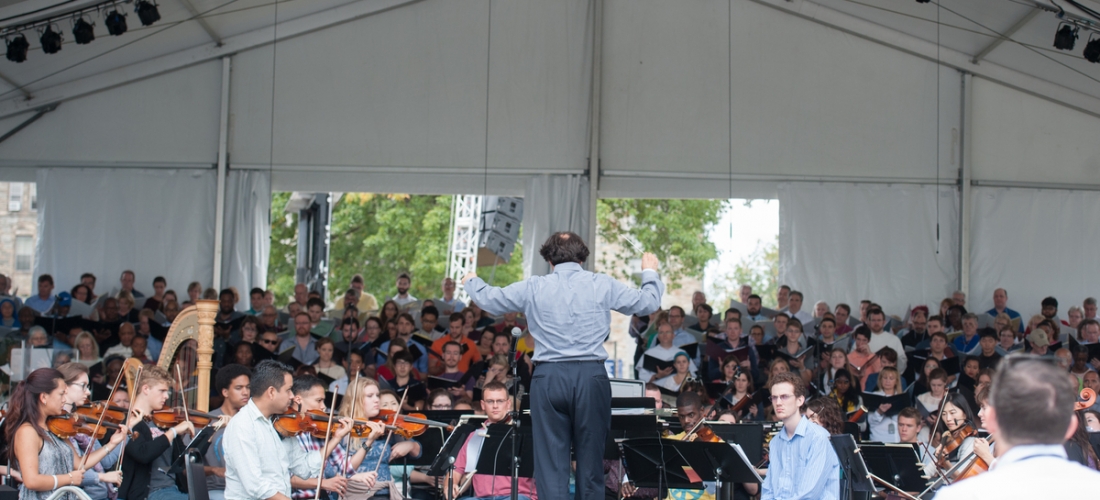 Final Rehearsal from the Orchestra