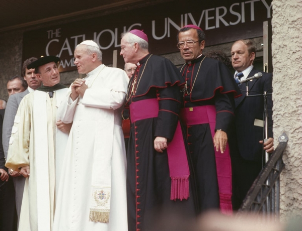 A History of CUA Papal Visits